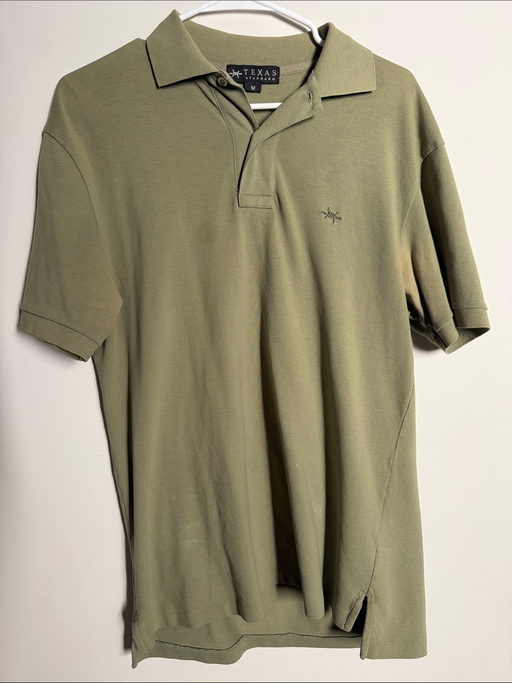 Texas Standards Men's Olive Polo Shirt